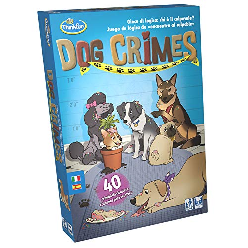 Think Fun Dog Crimes, Juego de Lógica, 1+ Jugadores, Edad Recomendada 8+ (Thinkfun 76414)