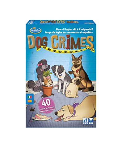 Think Fun Dog Crimes, Juego de Lógica, 1+ Jugadores, Edad Recomendada 8+ (Thinkfun 76414)