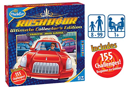ThinkFun Rush Hour Ultimate Collector’s Edition – Juego de lógica y CTIM para niños y niñas, Edad recomendada 8+
