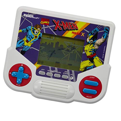 Tiger Electronics Marvel X-Men Project X - Videojuego electrónico LCD para 1 Jugador, Inspirado en Retro-Inspirado, a Partir de 8 años