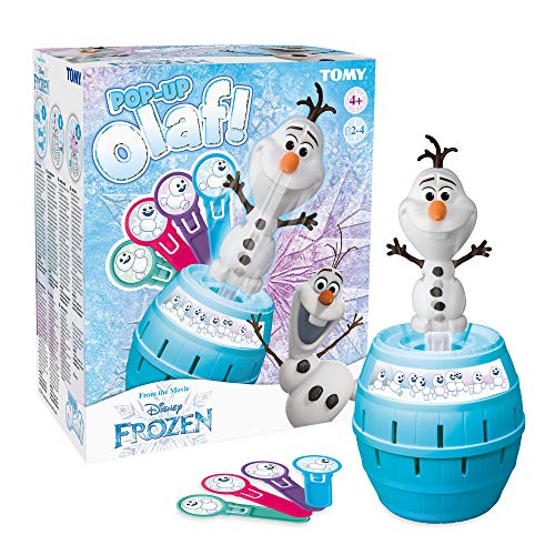 Tomy Frozen 72389- Tricky Salta Olaf, Juego de Mesa (
