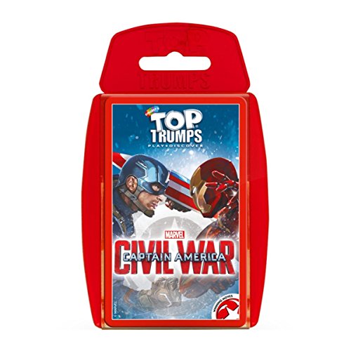 Top Trumps Capitán América: Juego de Cartas Guerra Civil