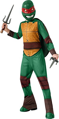 Tortugas Ninja - Disfraz de Raphael, para niños, talla L (Rubie's 886757-L)