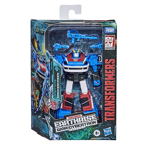 Transformers Toys Generations War for Cybertron: Earthrise Deluxe WFC-E20 Smokescreen Action Figure - Niños de 8 años y más, 5.5 Pulgadas