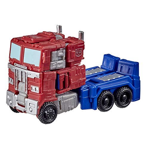 Transformers Toys Generations War for Cybertron: Kingdom Core Class WFC-K1 Optimus Prime Figura de acción para niños a Partir de 8 años, 3.5 Pulgadas