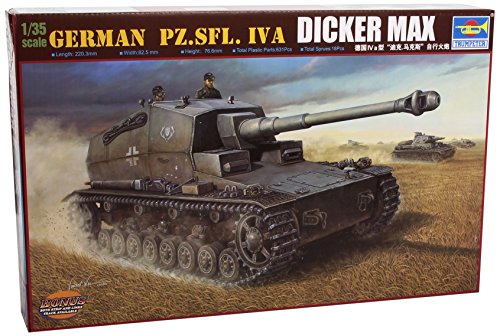 Trumpeter 348 - Alemania blindados autopropulsados arma IV "Dicker Max" , color/modelo surtido