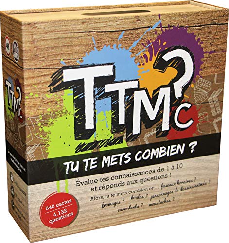 Tu te Mets cuánto ? TTMC- TTMC (Tu Te Mets Combi) – Juego de Sociedad-Ambiance-Quiz Culture General, 130010046,