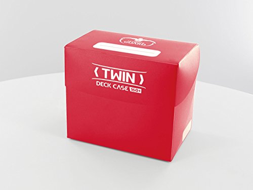 Ultimate Guard Twin Deck Case 160+ Caja de Cartas Tamaño Estándar Rojo