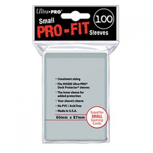 Ultra Pro Sleeves Pro-Fit Claro C100 Juego de Cartas (pequeño)