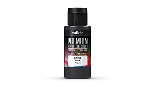 Vallejo - Premium Pintura Acrílica, Negro (62020)