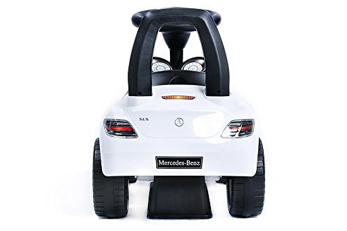 Vehículo Ride On - Coche para ninos - Mercedes SLS AMG Blanco