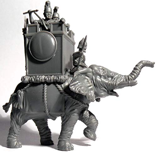 Victrix VXA029 - Elefante Africano De Guerra - Juego De 16 Figuras - Miniaturas De Plástico De 28 mm - Guerrero De La Antigüedad