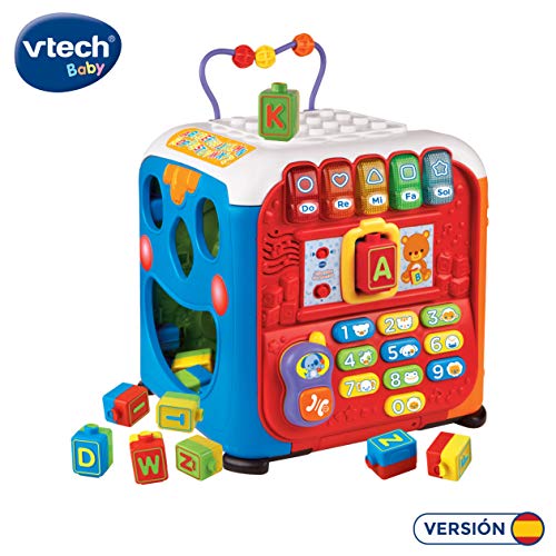 VTech- Baby: Alfacubo Sorpresas Cubo de Actividades, Multicolor (3480-135422)