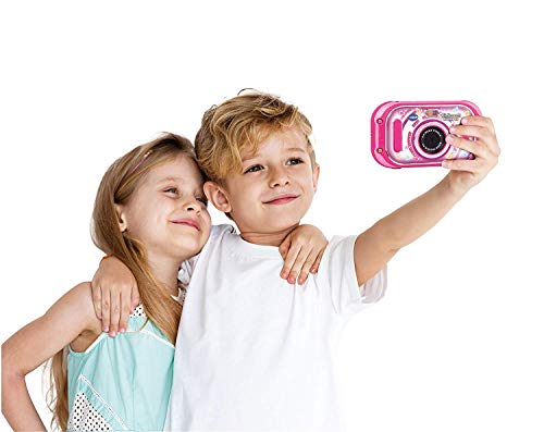 VTech Kidizoom Touch 5.0 Cámara de fotos digital infantil color rosa versión española (80-163557)