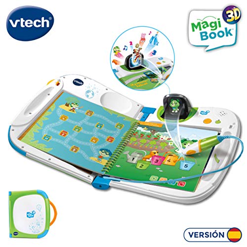 VTech - Magibook 3D Juego Interactivo para Niños, Multicolor (3480-603922)