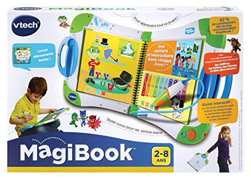 VTech MagiBook - Sistema de Aprendizaje Interactivo, Color Verde, versión Francesa