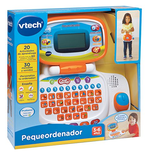 VTech - Pequeordenador Juego Interactivo para Niños, Multicolor (80-155422)