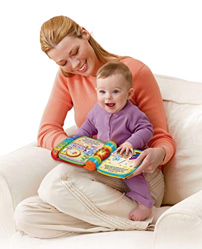 VTech - Primeras canciones, libro interactivo para bebé +6 meses con las canciones infantiles más populares, aprende instrumentos, sonidos y notas musicales, multicolor (80-166722)
