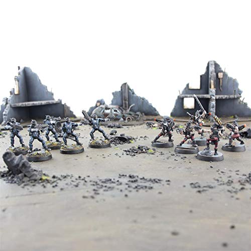 War World Gaming - Renegados Sci-Fi - Set Completo - 28mm Heroica Wargame Figuras Rebeldes Minis Wargaming Futuristas Escaramuza Minis Postapocalítico