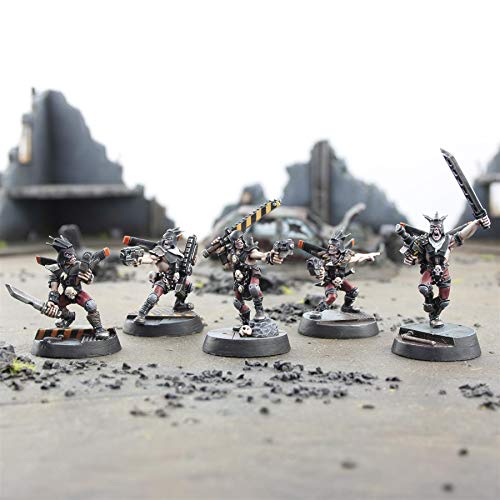 War World Gaming - Renegados Sci-Fi - Set Completo - 28mm Heroica Wargame Figuras Rebeldes Minis Wargaming Futuristas Escaramuza Minis Postapocalítico