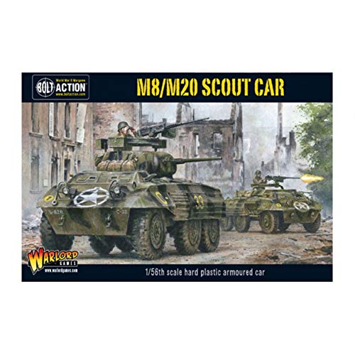 Warlord Games, M8/M20 GREYHOUND ARMOURED CAR, Bolt Action Wargaming model by Bolt Action