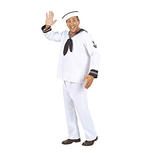 WIDMANN Widman - Disfraz de marinero navy para hombre, talla S (46) (57721) , color/modelo surtido