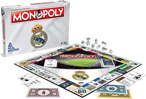 Winning Moves Juego de mesa Monopoly del Real Madrid , color/modelo surtido
