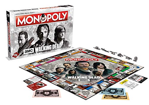 Winning Moves Monopoly The Walking Dead AMC-Versión Francesa, 0993, Multicolor