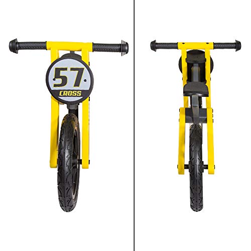 WOOMAX - Bici sin pedales madera niños 2-5 años (85370)