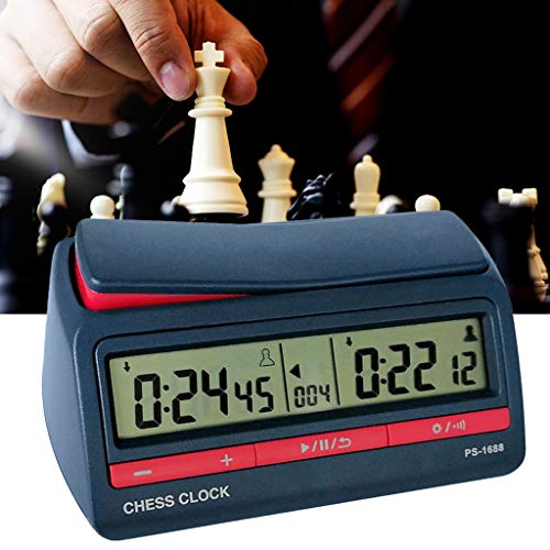 WT-DDJJK Temporizador, ajedrez avanzado Temporizador Digital Reloj de ajedrez Cuenta hacia Arriba y hacia Abajo Reloj de Juego de Mesa