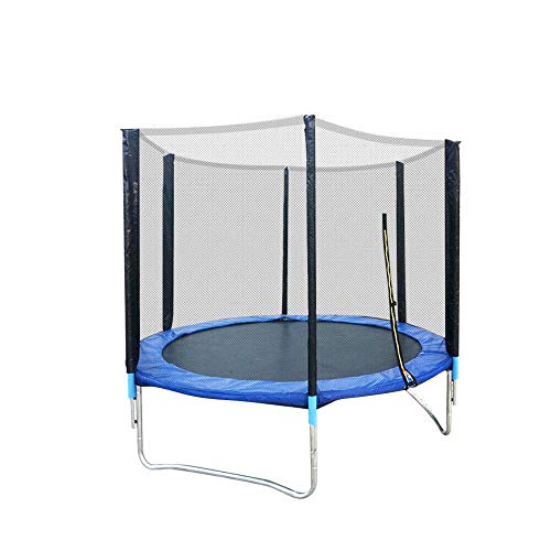 WUPYI2018 - Juego completo de cama elástica para exterior, para niños, para jardín, con red de protección, de 300 kg