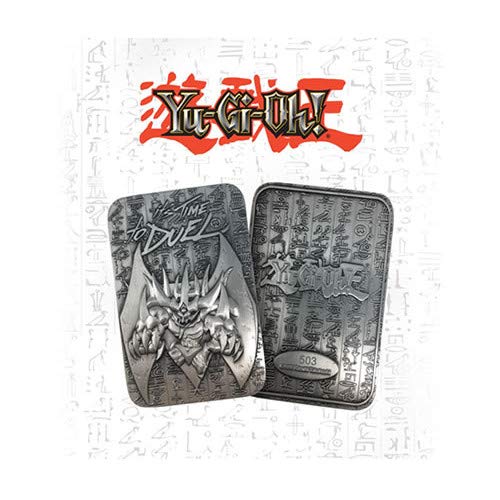 yu-gi-oh Tarjeta de Metal de edición Limitada con diseño de Obelisco The Tormentor. (FaNaTtiK YGO-140)