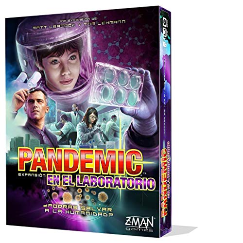 Z-man Games España Pandemic: en el Laboratorio ZM7112ES Juego de Mesa, Multicolor