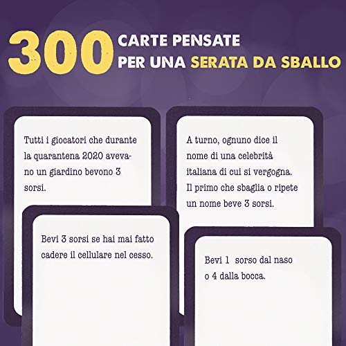 ZENAGAME La Trappola - 300 Carte - Gioco da tavolo - Il gioco dell'alcool per le vostre serate - Gioco da tavolo per adulti, Gioco dell'alcool