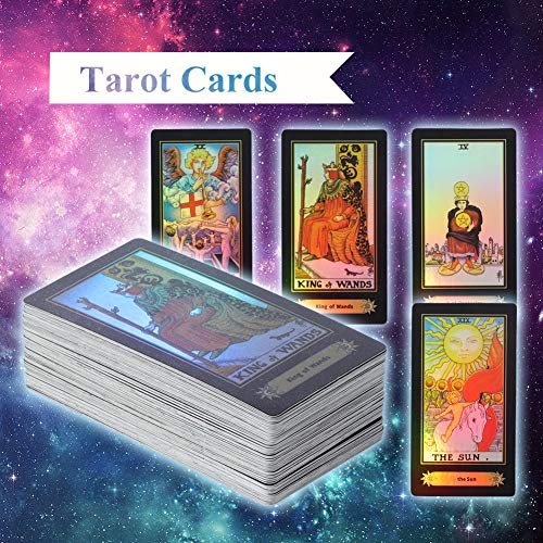 Zerodis Tarot Cards for Beginner Deck Vintage 78 Tarjetas Rider Waite Future Telling Game en Colorful Box Juego de Mesa(English Edition)