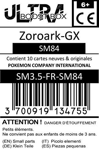 Zoroark-GX SM84 Full Art - #myboost X Soleil & Lune 3.5 Légendes Brillantes - Coffret de 10 Cartes Pokémon Françaises