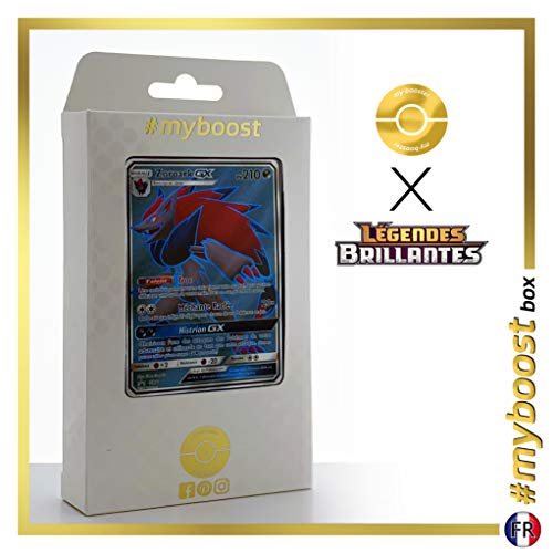 Zoroark-GX SM84 Full Art - #myboost X Soleil & Lune 3.5 Légendes Brillantes - Coffret de 10 Cartes Pokémon Françaises