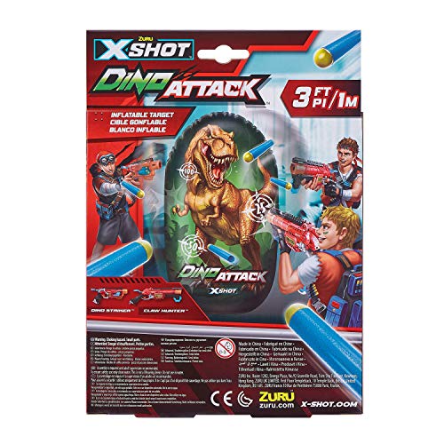 Zuru X-Shot Attack Dino Ataque Inflable Target por zuru (4862-S001)