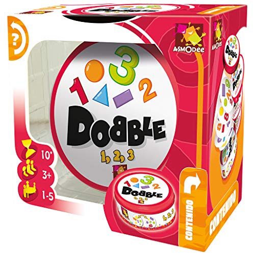 Zygomatic Dobble Infantil - Juego de Tablero (Asmodee DOKI01ES) + Formas Y Números - Español/Portugués, (Asmodee DOBCF01ES), Color/Modelo Surtido