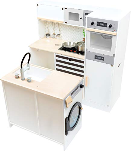 11464 Cocina infantil modular XL, small foot, de madera, cocina multifuncional, juego de rol, sistema modular , color/modelo surtido