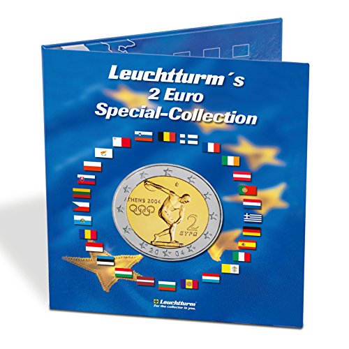 2-EUR (Euro) Special-Collection: für 57 2-EUR-Münzen inkl. Flaggen-Stickerset