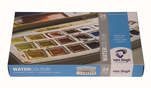 24 color set plastic case case Van Gogh watercolor solid (japan import)