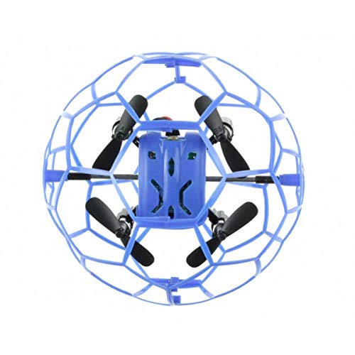 4,5 canaux RC ferngesteuertes modèle d'UFO, cage de protection, Drone Quadcopter Multicopter avec Technologie 2,4 GHz, 6 Axis Gyro 3D, Ready to Fly Kit complet avec kit de Crash de