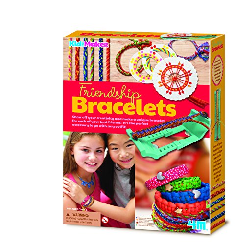 4M- Friendship Bracelets Kidzmaker Pulseras de La Amistad, Multicolor (404728)