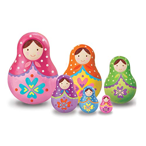 4M - Paint Your Own Trinket Box Russian Dolls, juego de creatividad (004M4617) , color/modelo surtido