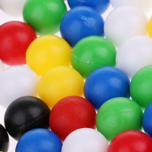 60 Piezas De Bolas De Plástico De 1 Cm para La Conexión De Madera De Cuatro Bolas En Un Juego De Filas
