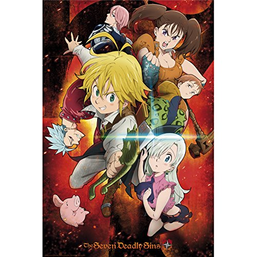 ABYstyle Abysse Corp_ABYDCO453 The Seven Deadly Sins - Póster (91,5 x 61 cm)