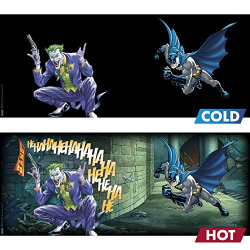 ABYstyle - DC COMICS - Taza cambia color con calor - 460 ml - Batman y Joker