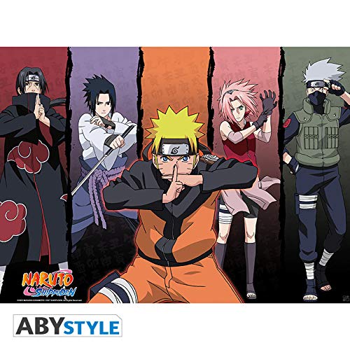 ABYstyle - NARUTO SHIPPUDEN - Póster "Shippuden Group # 1" (52x38)