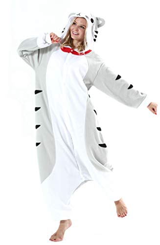 Adultos Animal Pijamas Cosplay Animales de Vestuario Ropa de Dormir Halloween y Carnaval Disfraces Gato S